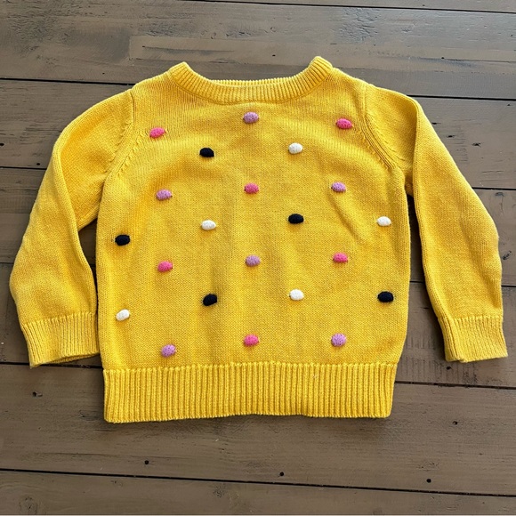 GAP Other - ⚡️3 for 15⚡️ Gap 18-24M yellow knit polka dot crewneck sweater